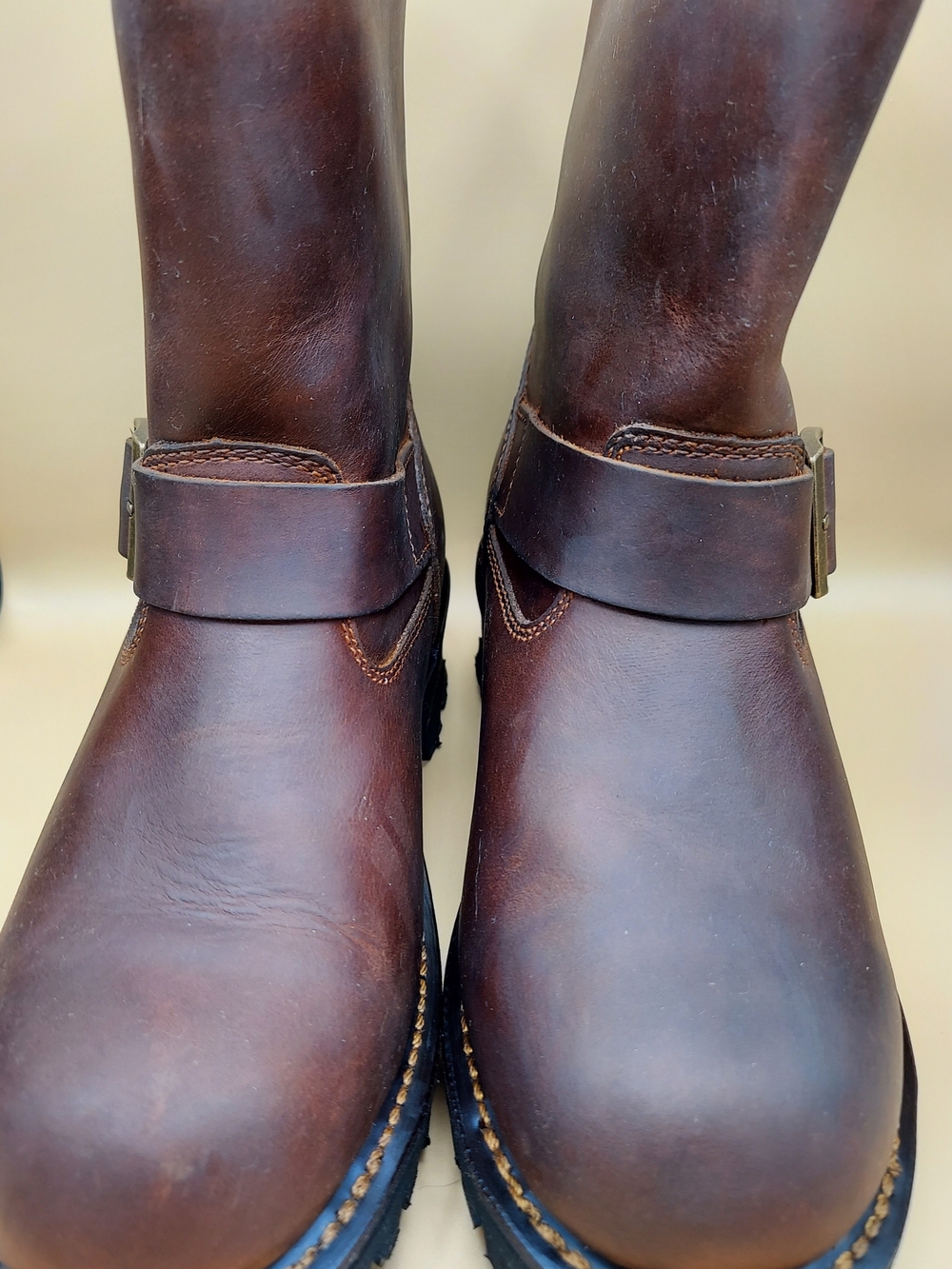 Sketchers Dark Brown Leather Harness Boots